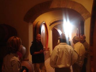 Tenute Silvio Nardi, Montalcino, 2009 with visitors from Panama City